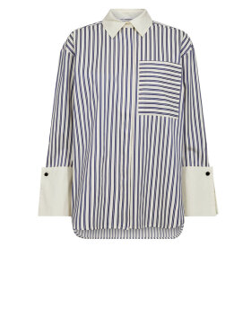 Co'Couture - SamsonCC Stripe Cuff Shirt