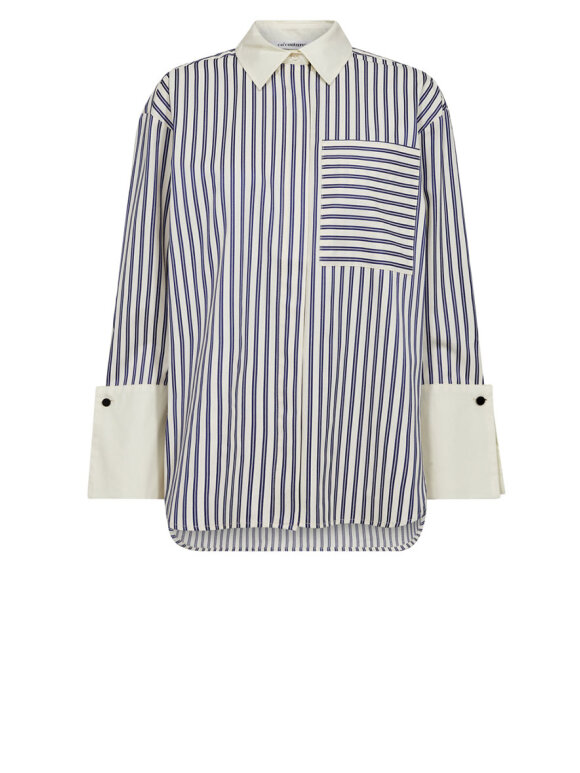 Co'Couture - SamsonCC Stripe Cuff Shirt