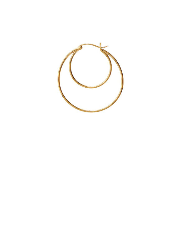 Stine A - Double Creol Grande Earring