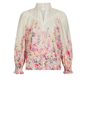 Neo Noir - Calloma Flower Print Blouse 