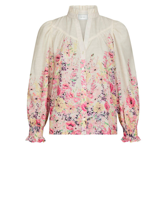 Neo Noir - Calloma Flower Print Blouse 