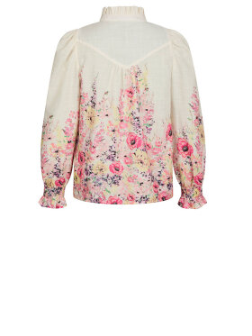 Neo Noir - Calloma Flower Print Blouse 