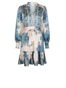 Neo Noir - Malfida Paisley Border Dress