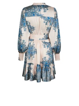 Neo Noir - Malfida Paisley Border Dress