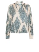 Neo Noir - Rosslyn Paisley Drop Blouse