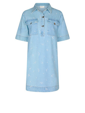 Neo Noir - Saras Denim Emb Dress