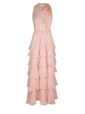 Neo Noir - Marli Solid Chiffon Dress