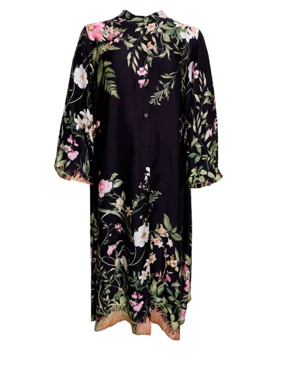Black Colour - BCZennia Flower Dress
