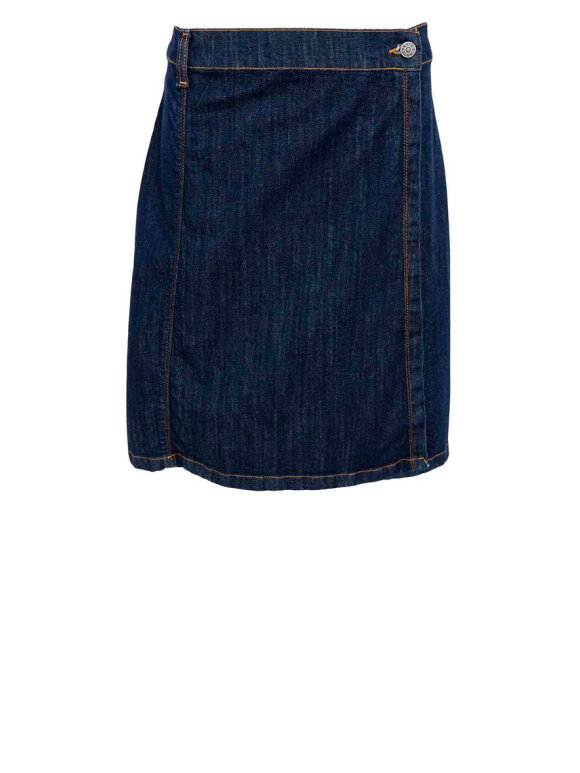 Black Colour - BCRussel Short Wrap Skirt - Lev. august