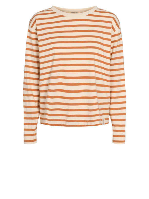 Esme Studios - ESSigne LS Striped Top - Lev. sep