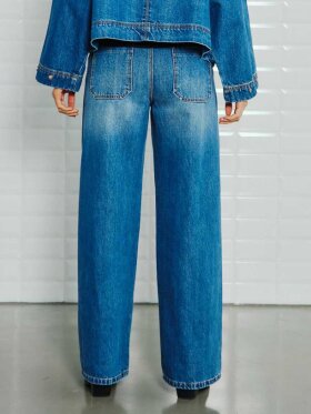 WithBlack - WBLCarla Blue HW Denim Pant