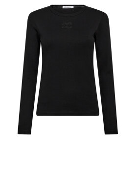 Co'Couture - GrannyCC Embroidery LS Tee - Lev. aug
