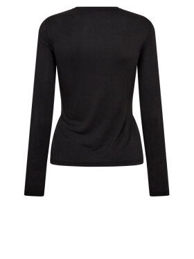 Co'Couture - CamillaCC Drape LS Blouse - Lev. aug