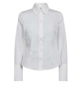 Co'Couture - SannaCC Pearl Cuff Shirt - Lev. aug