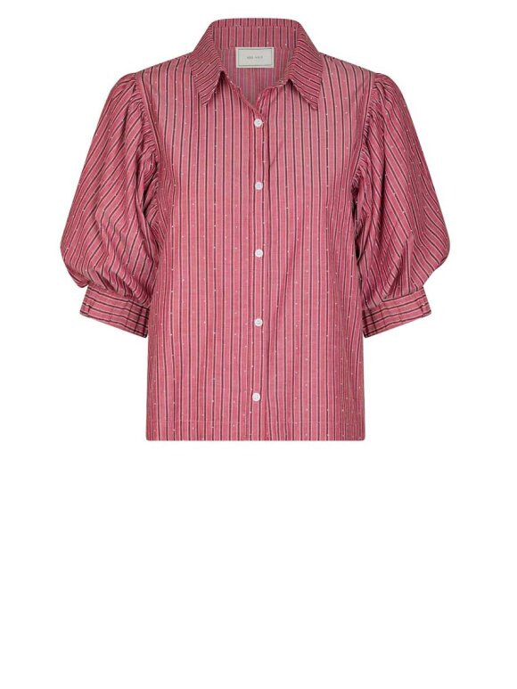 Neo Noir - Etta Soft Stripe Stone Shirt