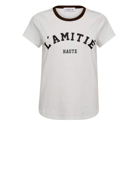 Haute L'amitié - Neckline logo Tee