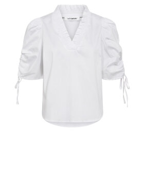 Co'Couture - SannaCC SS Puff V-Blouse
