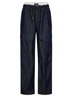 Haute L'amitié - Denim Cargo Pull On Trouser