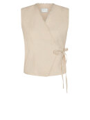 Neo Noir - Filora Ramie Wrap Waistcoat