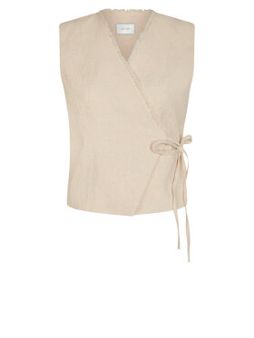 Neo Noir - Filora Ramie Wrap Waistcoat