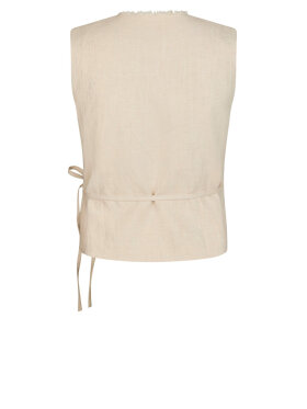 Neo Noir - Filora Ramie Wrap Waistcoat