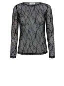Co'Couture - MercyCC Mesh O-Blouse