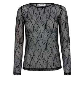 Co'Couture - MercyCC Mesh O-Blouse