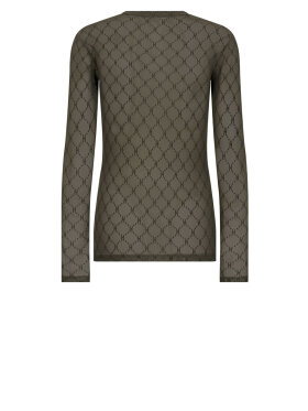 Hype the Detail - 3-300-14 Mesh Blouse