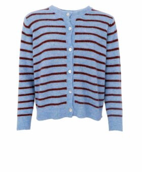 Black Colour - BCDell Striped Knit Cardigan