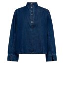 Co'Couture - AzminaCC Denim Placket Blouse