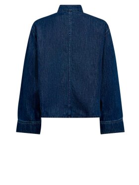 Co'Couture - AzminaCC Denim Placket Blouse