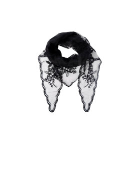 Black Colour - BCMiriana Triangle Lace Scarf