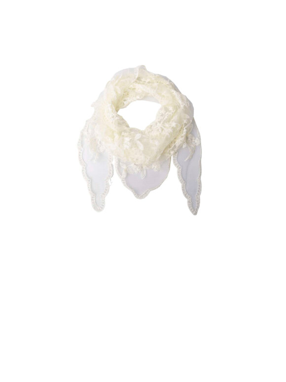 Black Colour - BCMiriana Triangle Lace Scarf