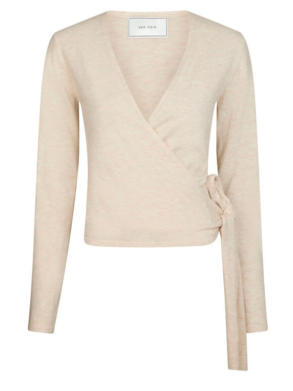 Neo Noir - Tilfa Knit Wrap Blouse