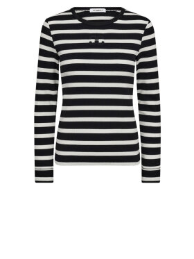 Co'Couture - GrannyCC Rib Emb LS Blouse