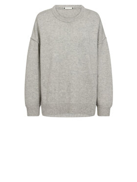 Co'Couture - MajaCC Slit O-Neck Knit
