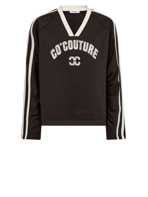 Co'Couture - BatuCC Coco V-Sweat - Lev. okt