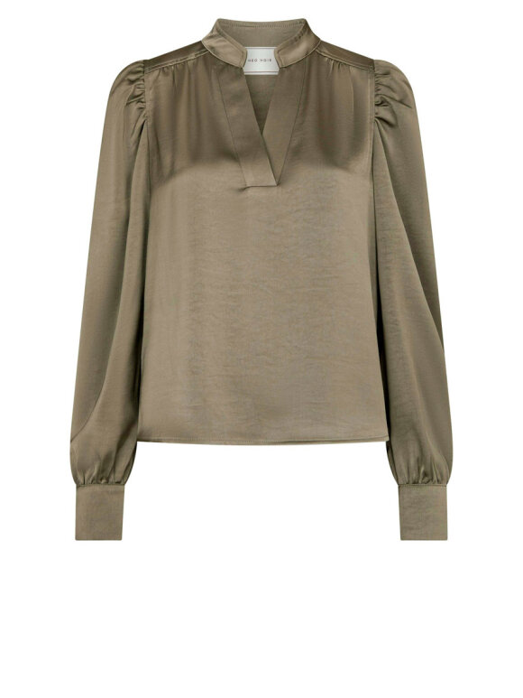 Neo Noir - Rosslyn Heavy Sateen Blouse