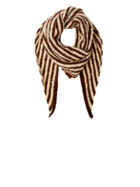 Black Colour - BCDell Mini Stripe Scarf