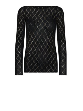 Hype the Detail - 3-320-14 Mesh Blouse