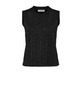 Haute L'amitié - Hole Lurex Knit Top