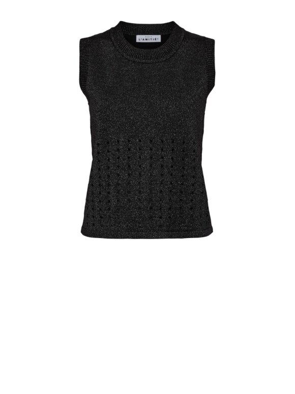 Haute L'amitié - Hole Lurex Knit Top Haute L'amitié - Hole Lurex Knit Top