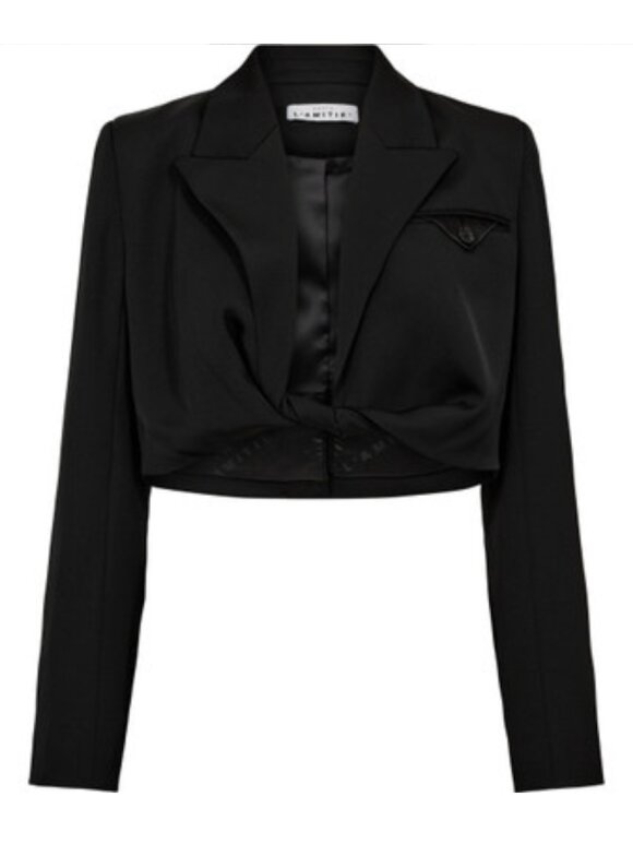 Haute L'amitié - Jazzy Twisted Crop Blazer