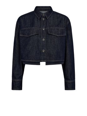 IVY COPENHAGEN - Ivy Brooke Cropped Detail Denim Shirt Wash Manhattan Rinse