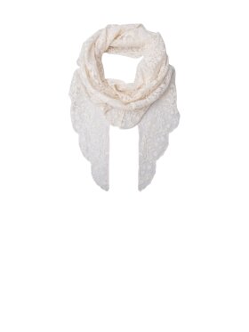 Black Colour - BCFarianna Triangle Lace Scarf Black Colour - BCFarianna Triangle Lace Scarf