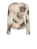 Neo Noir - Lenida Faded Mesh Blouse Neo Noir - Lenida Faded Mesh Blouse