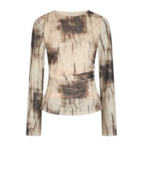 Neo Noir - Lenida Faded Mesh Blouse