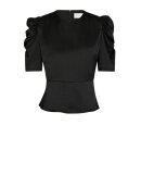 Neo Noir - Benua Heavy Sateen Blouse Neo Noir - Benua Heavy Sateen Blouse