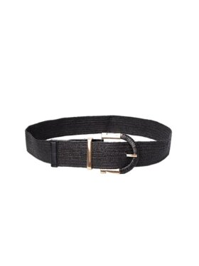 Black Colour - BCThorne Jute Belt