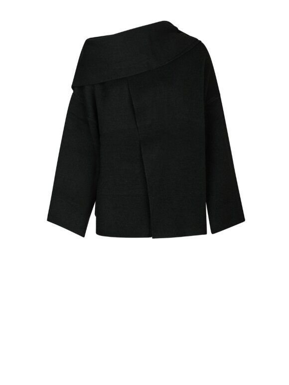 Neo Noir - Wals Knit Scarf Blouse Neo Noir - Wals Knit Scarf Blouse